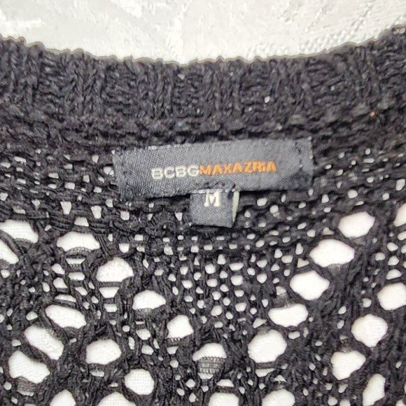 BCBG Maxazria Black Knit Sweater - Picture 12 of 15